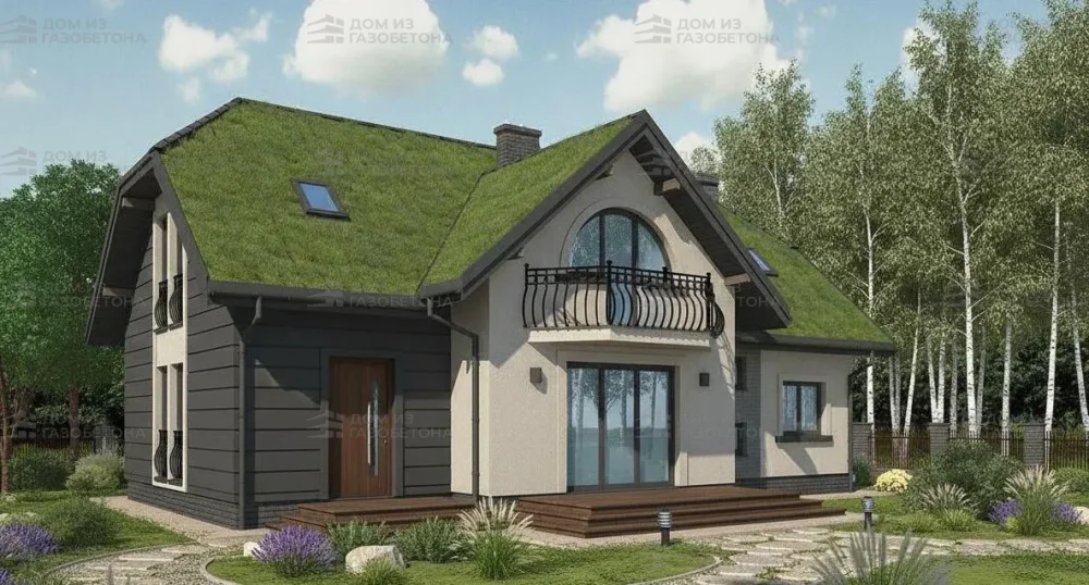 Проект Двухэтажный дом 11 на 10, 146 м2