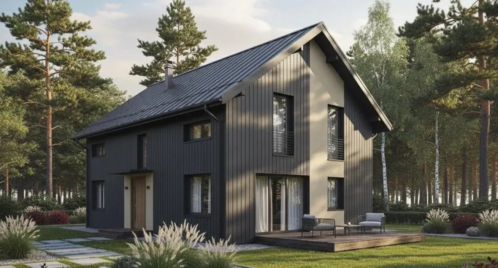 Проект Двухэтажный дом 16 на 12, 178 м2