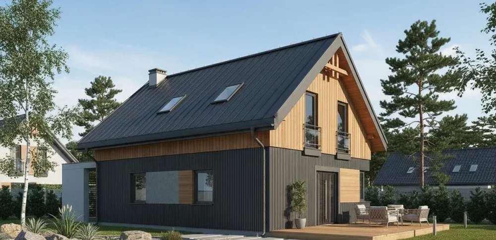 Проект Двухэтажный дом 8 на 14, 110 м2