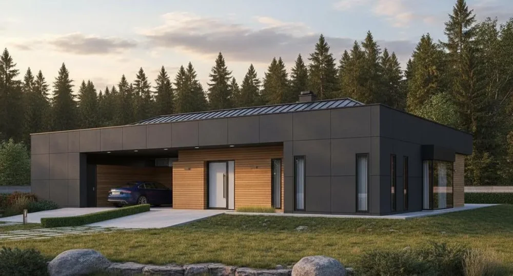 Проект Одноэтажный дом 20 на 13, 169 м2