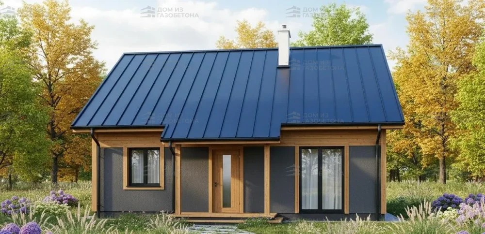 Проект Одноэтажный дом 8 на 10, 69 м2